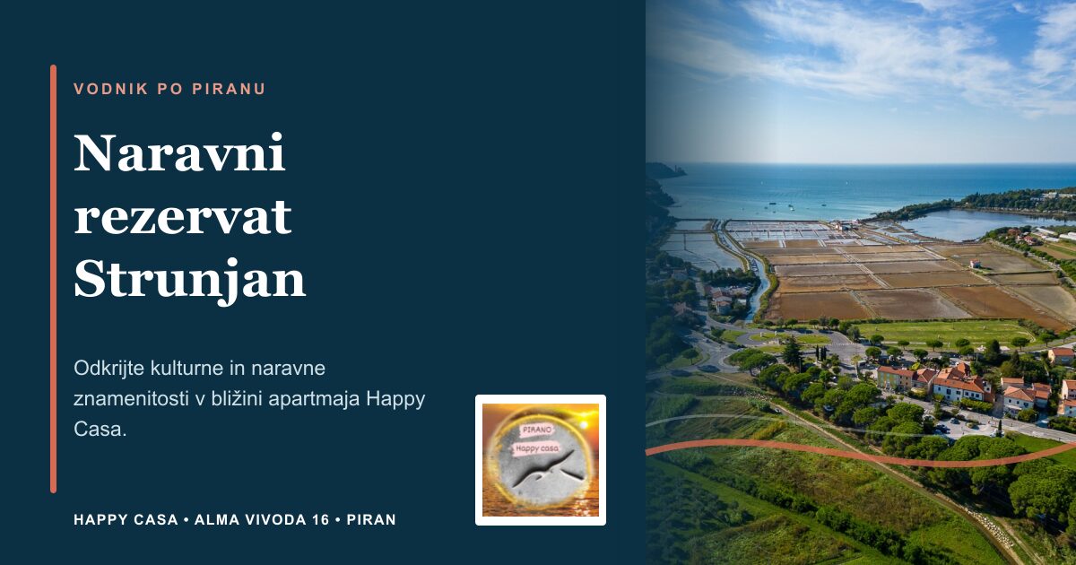 Naravni rezervat Strunjan | Happy Casa Piran