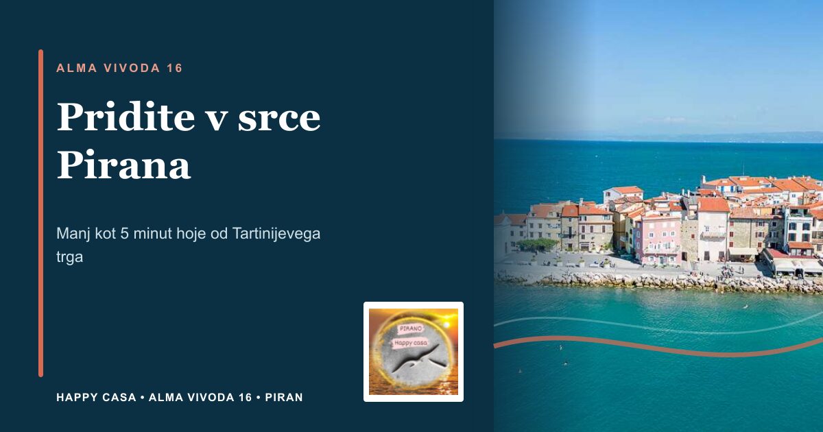 Kontakt in lokacija | Happy Casa Piran